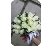 Круглый букет невесты №121