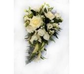 Каскадный букет невесты №026